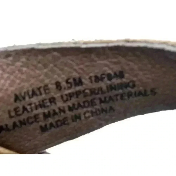 OTBT WOMEN'S BROWN WOVEN LEATHER AVIATE THONG SANALS 8.5M - Picture 8 of 8